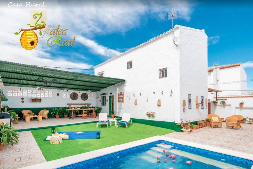 Villa Zalea Real -Super Ideal Grupos, Piscina ! Pizarra Exterior photo